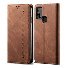 Load image into Gallery viewer, Denim Texture Casual Style Horizontal Flip Leather Case with Holder &amp; Card Slots &amp; Wallet, For OPPO A8 / A31 (2020), For OPPO A91 / F15 / Reno 3, For OPPO Find X2, For OPPO Find X2 Pro, For OPPO Realme X50, For OPPO Realme X50 Pro, For OPPO Realme 6 Pr...