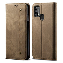 Load image into Gallery viewer, Denim Texture Casual Style Horizontal Flip Leather Case with Holder &amp; Card Slots &amp; Wallet, For OPPO A8 / A31 (2020), For OPPO A91 / F15 / Reno 3, For OPPO Find X2, For OPPO Find X2 Pro, For OPPO Realme X50, For OPPO Realme X50 Pro, For OPPO Realme 6 Pr...