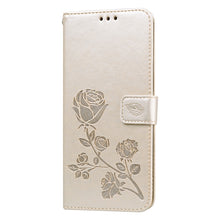 Load image into Gallery viewer, Rose Embossed Horizontal Flip PU Leather Case with Holder &amp; Card Slots &amp; Wallet, For Xiaomi Redmi Note 9 Pro, For Huawei P40, For Huawei P40 Lite, For Galaxy M31, For Galaxy A01
