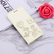 Load image into Gallery viewer, Rose Embossed Horizontal Flip PU Leather Case with Holder &amp; Card Slots &amp; Wallet, For Xiaomi Redmi Note 9 Pro, For Huawei P40, For Huawei P40 Lite, For Galaxy M31, For Galaxy A01