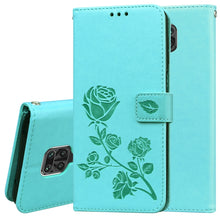 Load image into Gallery viewer, Rose Embossed Horizontal Flip PU Leather Case with Holder &amp; Card Slots &amp; Wallet, For Xiaomi Redmi Note 9 Pro, For Huawei P40, For Huawei P40 Lite, For Galaxy M31, For Galaxy A01