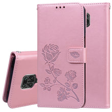 Load image into Gallery viewer, Rose Embossed Horizontal Flip PU Leather Case with Holder &amp; Card Slots &amp; Wallet, For Xiaomi Redmi Note 9 Pro, For Huawei P40, For Huawei P40 Lite, For Galaxy M31, For Galaxy A01