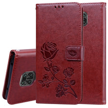 Load image into Gallery viewer, Rose Embossed Horizontal Flip PU Leather Case with Holder &amp; Card Slots &amp; Wallet, For Xiaomi Redmi Note 9 Pro, For Huawei P40, For Huawei P40 Lite, For Galaxy M31, For Galaxy A01