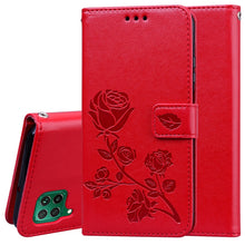 Load image into Gallery viewer, Rose Embossed Horizontal Flip PU Leather Case with Holder &amp; Card Slots &amp; Wallet, For Xiaomi Redmi Note 9 Pro, For Huawei P40, For Huawei P40 Lite, For Galaxy M31, For Galaxy A01