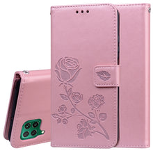 Load image into Gallery viewer, Rose Embossed Horizontal Flip PU Leather Case with Holder &amp; Card Slots &amp; Wallet, For Xiaomi Redmi Note 9 Pro, For Huawei P40, For Huawei P40 Lite, For Galaxy M31, For Galaxy A01