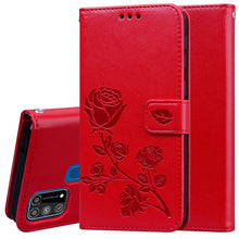Load image into Gallery viewer, Rose Embossed Horizontal Flip PU Leather Case with Holder &amp; Card Slots &amp; Wallet, For Xiaomi Redmi Note 9 Pro, For Huawei P40, For Huawei P40 Lite, For Galaxy M31, For Galaxy A01