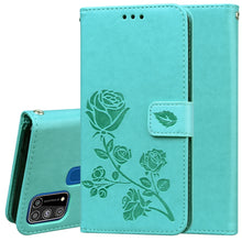 Load image into Gallery viewer, Rose Embossed Horizontal Flip PU Leather Case with Holder &amp; Card Slots &amp; Wallet, For Xiaomi Redmi Note 9 Pro, For Huawei P40, For Huawei P40 Lite, For Galaxy M31, For Galaxy A01