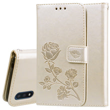 Load image into Gallery viewer, Rose Embossed Horizontal Flip PU Leather Case with Holder &amp; Card Slots &amp; Wallet, For Xiaomi Redmi Note 9 Pro, For Huawei P40, For Huawei P40 Lite, For Galaxy M31, For Galaxy A01