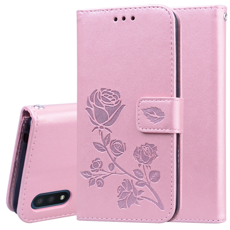 Rose Embossed Horizontal Flip PU Leather Case with Holder & Card Slots & Wallet, For Xiaomi Redmi Note 9 Pro, For Huawei P40, For Huawei P40 Lite, For Galaxy M31, For Galaxy A01