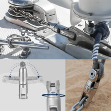 Load image into Gallery viewer, 316 Stainless Steel Marine Anchor Rotary Joint, Two Stage 6-8mm, Two Stage10-12mm, Three Stage 6-8mm, Three Stage 10-12mm