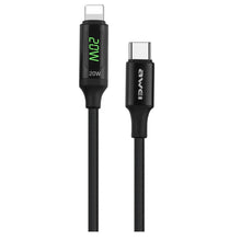 Load image into Gallery viewer, awei CL-123L 1m USB-C / Type-C to 8Pin Digital Display Data Fast Charging Cable