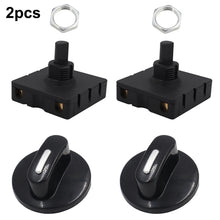 Load image into Gallery viewer, 4 Gear 3 Speed Rotary Switch Fan Heater Speed Selector, Type A 2 Pair, Type B 2 Pair