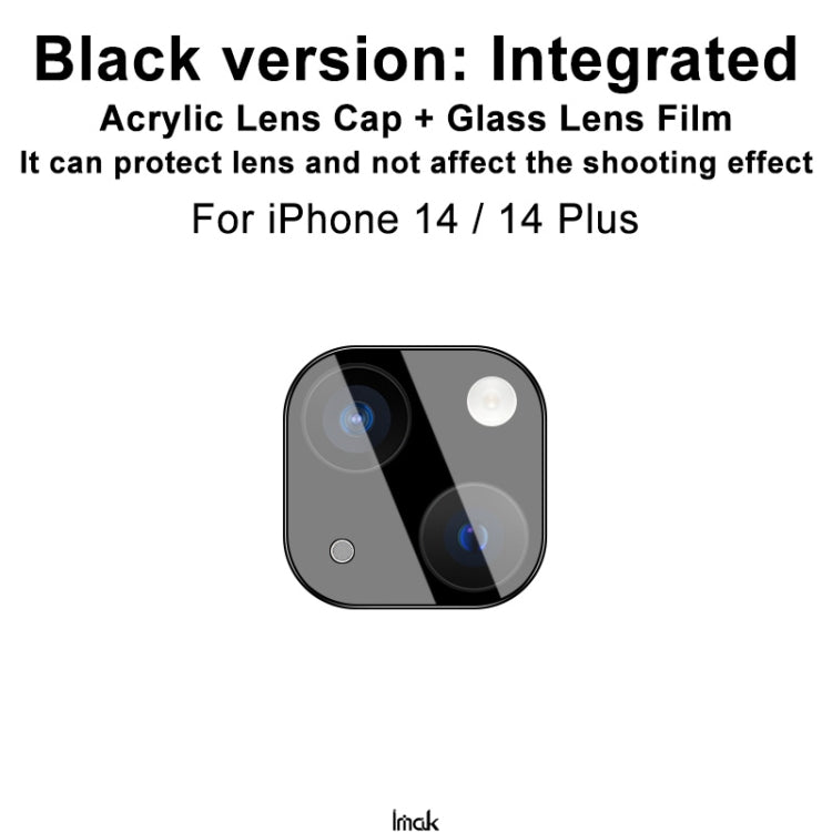 imak High Definition Integrated Glass Lens Film Black Version, For iPhone 14  / 14 Plus, For iPhone 14 Pro / 14 Pro Max