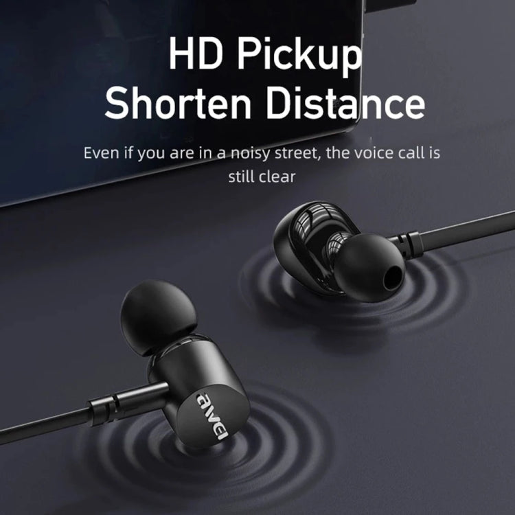 awei TC-7 1.2m Mini Stereo In-ear Earphones