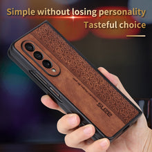 Load image into Gallery viewer, AZNS 3D Embossed Skin Feel Phone Case, For Samsung Galaxy Z Fold3 5G, For iPhone SE 2022 / SE 2020 / 8 / 7