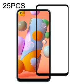 25 PCS 9H Surface Hardness 2.5D Full Glue Full Screen Tempered Glass Film