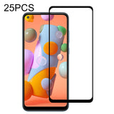 25 PCS 9H Surface Hardness 2.5D Full Glue Full Screen Tempered Glass Film