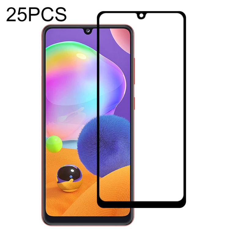 25 PCS 9H Surface Hardness 2.5D Full Glue Full Screen Tempered Glass Film