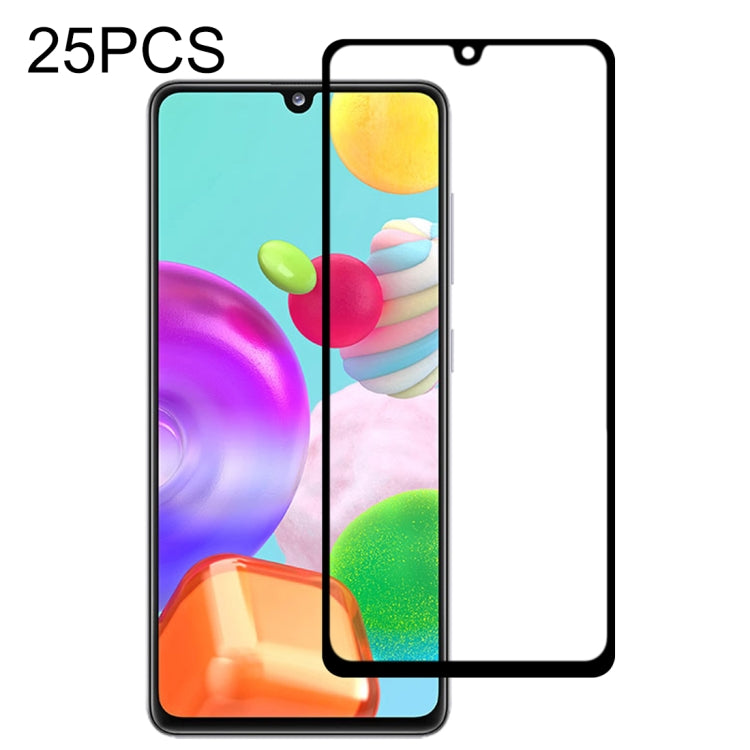 25 PCS 9H Surface Hardness 2.5D Full Glue Full Screen Tempered Glass Film