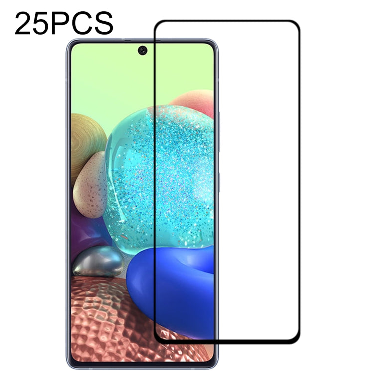 25 PCS 9H Surface Hardness 2.5D Full Glue Full Screen Tempered Glass Film