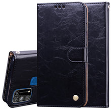 Load image into Gallery viewer, Business Style Oil Wax Texture Horizontal Flip Leather Case, with Holder &amp; Card Slots &amp; Wallet, For Xiaomi Redmi Note 9 Pro, For Huawei P40 Lite, For Huawei P40, For Galaxy M31