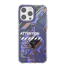 Load image into Gallery viewer, Mutural Modern Series Circuit Board Printed Phone Case, For iPhone 14, For iPhone 14 Pro, For iPhone 14 Pro Max