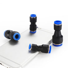 Load image into Gallery viewer, LAIZE 10pcs Plastic Reducing Straight Pneumatic Quick Fitting Connector, PG6-4, PG8-4, PG8-6, PG10-6, PG10-8, PG12-8, PG12-10, PG16-12