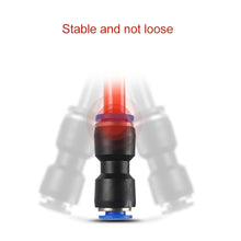 Load image into Gallery viewer, LAIZE 10pcs Plastic Reducing Straight Pneumatic Quick Fitting Connector, PG6-4, PG8-4, PG8-6, PG10-6, PG10-8, PG12-8, PG12-10, PG16-12