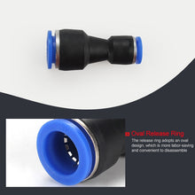 Load image into Gallery viewer, LAIZE 10pcs Plastic Reducing Straight Pneumatic Quick Fitting Connector, PG6-4, PG8-4, PG8-6, PG10-6, PG10-8, PG12-8, PG12-10, PG16-12