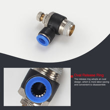 Load image into Gallery viewer, SL4-01 LAIZE 2pcs Throttle Valve Quick Fitting Pneumatic Connector, SL4-01 (2pcs), SL4-02, SL4-M5 (2pcs), SL6-01 (2pcs), SL6-02, SL6-03, SL6-04, SL6-M5 (2pcs), SL8-01 (2pcs), SL8-02, SL8-03, SL8-04, SL10-01 (2pcs), SL10-02, SL10-03, SL10-04, SL12-02   ...