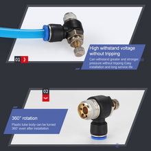Load image into Gallery viewer, SL4-01 LAIZE 2pcs Throttle Valve Quick Fitting Pneumatic Connector, SL4-01 (2pcs), SL4-02, SL4-M5 (2pcs), SL6-01 (2pcs), SL6-02, SL6-03, SL6-04, SL6-M5 (2pcs), SL8-01 (2pcs), SL8-02, SL8-03, SL8-04, SL10-01 (2pcs), SL10-02, SL10-03, SL10-04, SL12-02   ...