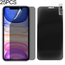Load image into Gallery viewer, 25 PCS 0.1mm 2.5D Full Cover Anti-spy Screen Protector Explosion-proof Hydrogel Film, For iPhone 11 / XR (25 PCS), For iPhone 11 Pro / XS (25 PCS), For iPhone 11 Pro Max / XS Max (25 PCS)