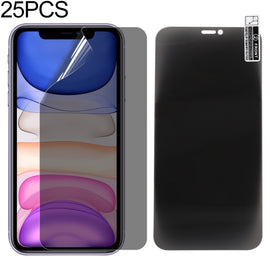 25 PCS 0.1mm 2.5D Full Cover Anti-spy Screen Protector Explosion-proof Hydrogel Film, For iPhone 11 / XR (25 PCS), For iPhone 11 Pro / XS (25 PCS), For iPhone 11 Pro Max / XS Max (25 PCS)