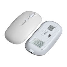 Load image into Gallery viewer, 1600dpi Bluetooth 2.4G Wireless Dual Mode Mouse, Bluetooth + 2.4G(White), Bluetooth + 2.4G(Black), Bluetooth + 2.4G(Pink), Bluetooth + 2.4G(Purple), Bluetooth + 2.4G(Yellow), Bluetooth + 2.4G(Blue), Bluetooth + 2.4G(Mint Green)                         ...