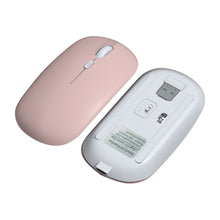 Load image into Gallery viewer, 1600dpi Bluetooth 2.4G Wireless Dual Mode Mouse, Bluetooth + 2.4G(White), Bluetooth + 2.4G(Black), Bluetooth + 2.4G(Pink), Bluetooth + 2.4G(Purple), Bluetooth + 2.4G(Yellow), Bluetooth + 2.4G(Blue), Bluetooth + 2.4G(Mint Green)                         ...