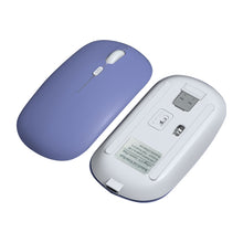 Load image into Gallery viewer, 1600dpi Bluetooth 2.4G Wireless Dual Mode Mouse, Bluetooth + 2.4G(White), Bluetooth + 2.4G(Black), Bluetooth + 2.4G(Pink), Bluetooth + 2.4G(Purple), Bluetooth + 2.4G(Yellow), Bluetooth + 2.4G(Blue), Bluetooth + 2.4G(Mint Green)                         ...