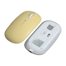 Load image into Gallery viewer, 1600dpi Bluetooth 2.4G Wireless Dual Mode Mouse, Bluetooth + 2.4G(White), Bluetooth + 2.4G(Black), Bluetooth + 2.4G(Pink), Bluetooth + 2.4G(Purple), Bluetooth + 2.4G(Yellow), Bluetooth + 2.4G(Blue), Bluetooth + 2.4G(Mint Green)                         ...