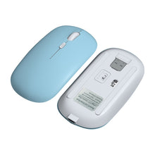 Load image into Gallery viewer, 1600dpi Bluetooth 2.4G Wireless Dual Mode Mouse, Bluetooth + 2.4G(White), Bluetooth + 2.4G(Black), Bluetooth + 2.4G(Pink), Bluetooth + 2.4G(Purple), Bluetooth + 2.4G(Yellow), Bluetooth + 2.4G(Blue), Bluetooth + 2.4G(Mint Green)                         ...