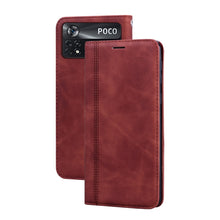 Load image into Gallery viewer, Frosted Business Magnetic Horizontal Flip PU Phone Case, For Xiaomi Poco X4 Pro 5G