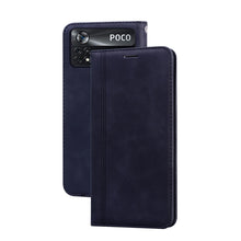 Load image into Gallery viewer, Frosted Business Magnetic Horizontal Flip PU Phone Case, For Xiaomi Poco X4 Pro 5G