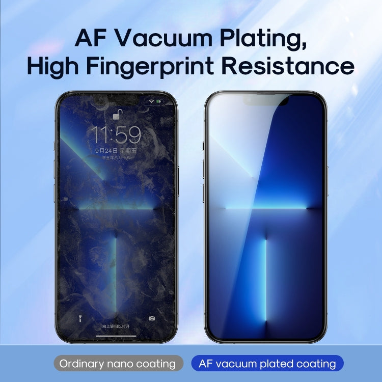 JOYROOM JR-H01 2.5D Screen Printing Full Screen Black Edge Tempered Glass Film, For iPhone 14 Plus