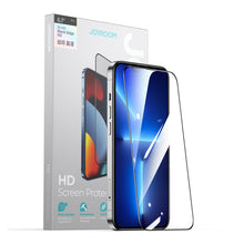Load image into Gallery viewer, JOYROOM JR-H01 2.5D Screen Printing Full Screen Black Edge Tempered Glass Film, For iPhone 14 Plus