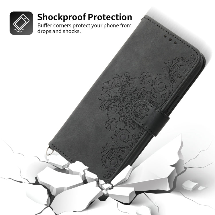 Skin-feel Flowers Embossed Wallet Leather Phone Case, For iPhone 11, For iPhone XS Max, For iPhone XS / X, For iPhone XR, For iPhone SE 2022 / SE 2020 / 8 / 7, For iPhone 8 Plus / 7 Plus