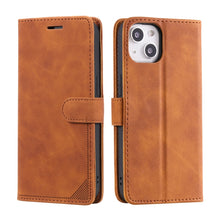 Load image into Gallery viewer, Skin Feel Anti-theft Brush Horizontal Flip Leather Phone Case, For iPhone 14, For iPhone 14 Plus, For iPhone 14 Pro, For iPhone 14 Pro Max