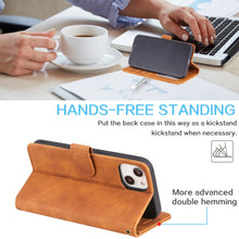 Load image into Gallery viewer, Skin Feel Anti-theft Brush Horizontal Flip Leather Phone Case, For iPhone 14, For iPhone 14 Plus, For iPhone 14 Pro, For iPhone 14 Pro Max