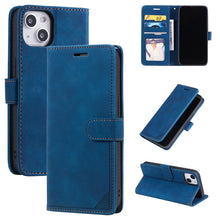 Load image into Gallery viewer, Skin Feel Anti-theft Brush Horizontal Flip Leather Phone Case, For iPhone 14, For iPhone 14 Plus, For iPhone 14 Pro, For iPhone 14 Pro Max