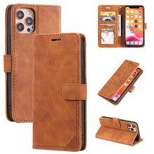 Load image into Gallery viewer, Skin Feel Anti-theft Brush Horizontal Flip Leather Phone Case, For iPhone 14, For iPhone 14 Plus, For iPhone 14 Pro, For iPhone 14 Pro Max