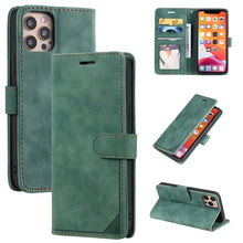 Load image into Gallery viewer, Skin Feel Anti-theft Brush Horizontal Flip Leather Phone Case, For iPhone 14, For iPhone 14 Plus, For iPhone 14 Pro, For iPhone 14 Pro Max