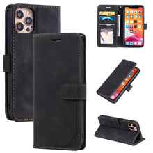 Load image into Gallery viewer, Skin Feel Anti-theft Brush Horizontal Flip Leather Phone Case, For iPhone 14, For iPhone 14 Plus, For iPhone 14 Pro, For iPhone 14 Pro Max