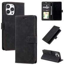 Load image into Gallery viewer, Skin Feel Anti-theft Brush Horizontal Flip Leather Phone Case, For iPhone 14, For iPhone 14 Plus, For iPhone 14 Pro, For iPhone 14 Pro Max